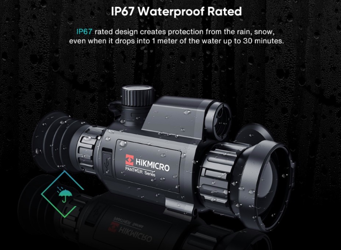 HIKMICRO PANTHER LRF PH35L Scope THERMAL Telemetro 16G 3.1/24.8x 1024×768 Oled Lens 35mm (A)